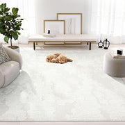 Abani Nomad Cream Area Rug 2' x 3' for Living Room, Bedroom - Abstract Pattern - Durable & Easy to Clean