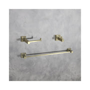 Isla 3-Pc Stainless Steel Hardware Set in Gold by Elegant Kitchen and Bath – Stainless Steel, Gold, Model HWB-12S3HBGD