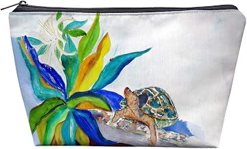 PC1071 8.5 x 6 in. Turtle & Lily Pouch