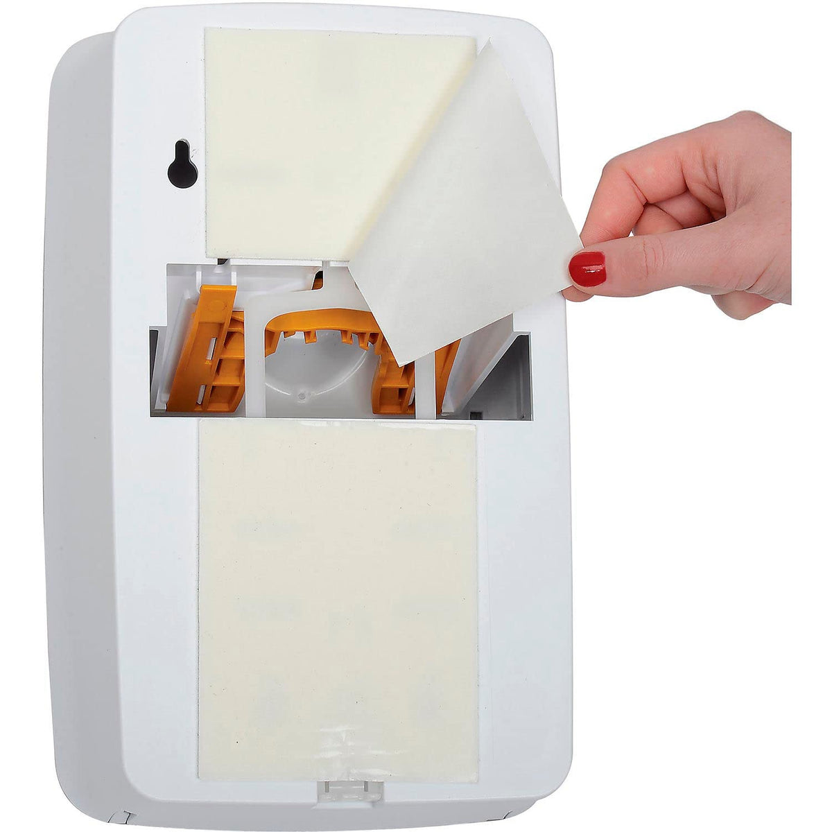 Hand Soap Starter Kit with Automatic Dispenser by Global Industrial – 12"L x 10"W x 8"H, Plastic, White/Gray, Model 640812