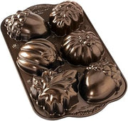 Nordic Ware Autumn Treats Pan, Bronze
