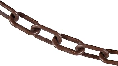 Mr. Chain Plastic Barrier Chain, Brown, 500 ft Length (50010-500)