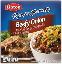 Lipton Recipe Secrets Beefy Onion Soup (414080) 2.2 oz (Pack of 12)