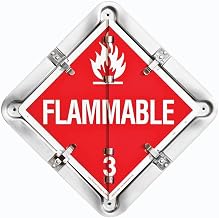 Labelmaster 81-8FO 8 Legend Hazmat Flip Placard System for Trailers, Full Frame