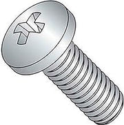 M4 x 0.7 x 40mm Machine Screw - Phillips Pan Head - Steel - Zinc Plated - DIN 7985A - Pkg of 100