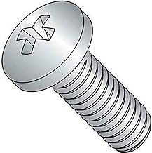 M4 x 0.7 x 40mm Machine Screw - Phillips Pan Head - Steel - Zinc Plated - DIN 7985A - Pkg of 100
