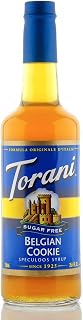 Torani Sugar Free SF Belgian Cookie Speculoos Flavoring Syrup, 750 ml