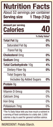 Bob's Red Mill 22 Ounce (Pack of 3) / Resealable / No Color Corn Starch