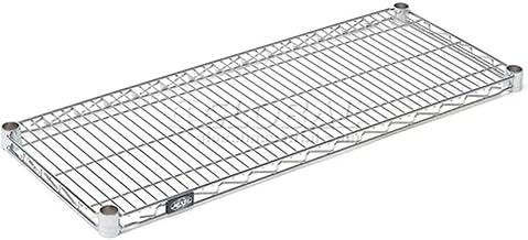 Nexel S1248C 48" W x 12" D Chrome Wire Shelf, Steel, 800 Lbs Capacity