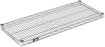 Nexel S1248C 48" W x 12" D Chrome Wire Shelf, Steel, 800 Lbs Capacity