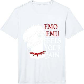 Men's Emo Boy Emo Girl Emu Bird Emocore Punk Aesthetic Goth Performance T-Shirt