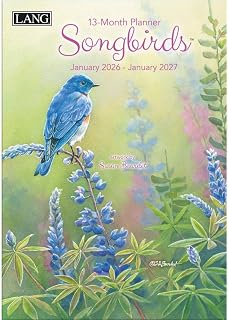 Lang, Songbirds 2026 Planner, 8.5'' X 12'', 12-Month Calendar with Case Binding