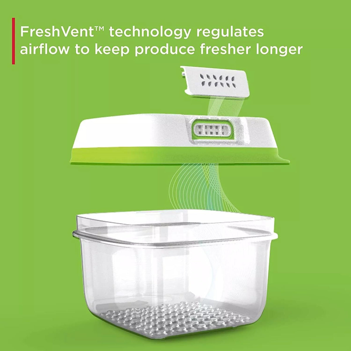 FreshWorks Saver by Rubbermaid – 18.1 Cup, 18.1 cups, Plastic, Clear, Model 2114818