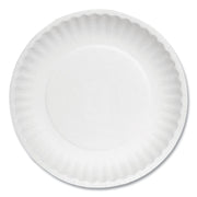 AJM Packaging PP6GREWH White Paper Plates – 6-Inch dia, 100/Bag, 10 Bags/Carton