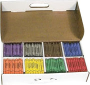 Prang Crayons, Master Pack, 8 Colors, 400 Count (DIX32340)