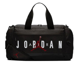 Jordan Air Duffel Gym Duffel bag (Black) by Nike – One Size, Polyester, Black, Model SM0168-023