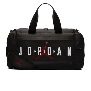 Jordan Air Duffel Gym Duffel bag (Black) by Nike – One Size, Polyester, Black, Model SM0168-023