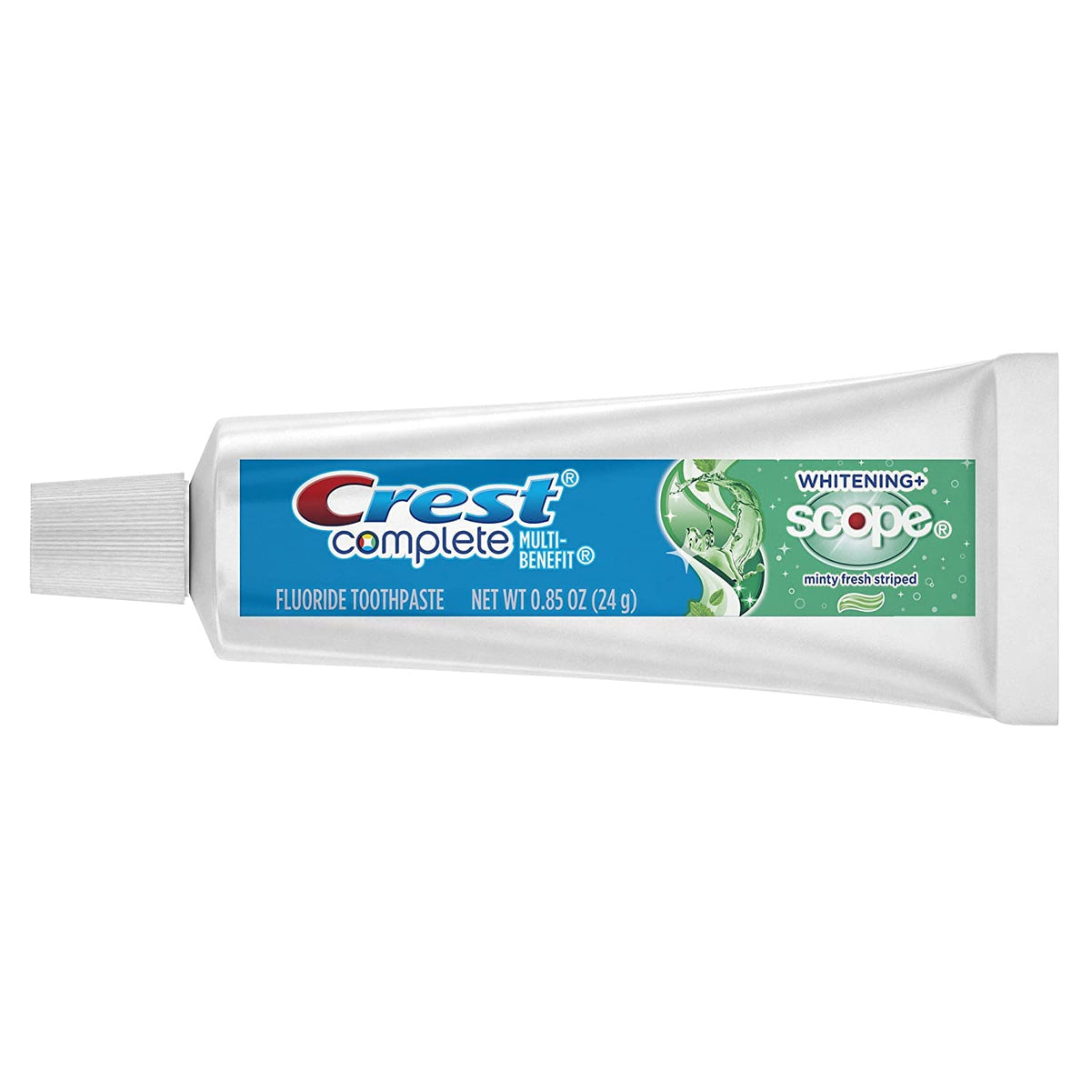 Complete Whitening Scope Minty Toothpaste by Crest – 0.07 Ounce (Pack of 12), Pack of 11