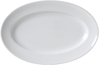 AL-14 Alpine Oval Platter, 12", Bright White (Pack of 12)