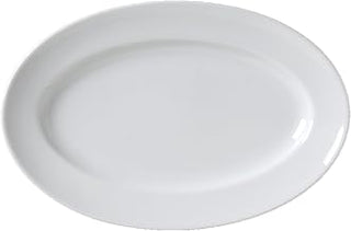 AL-14 Alpine Oval Platter, 12", Bright White (Pack of 12)
