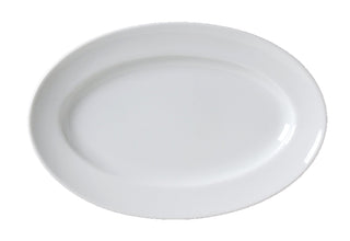 Alpine Oval Platter by Vertex China – Large, Bright White, Pack of 12, Model AL-40