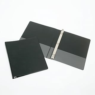 AbilityOne 3-Ring Flexible Binder - Capacity 1/2", Black, 7510-00-984-5787