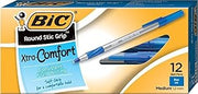 BIC Ultra Round Stic Grip Xtra Comfort Ballpoint (GSMG11BLUCT)
