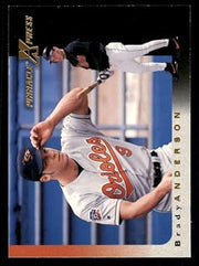Baseball Trading Card MLB 1997 Pinnacle XPress #38 Brady Anderson NM Near Mint Orioles