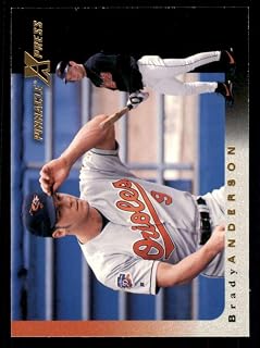 Baseball Trading Card MLB 1997 Pinnacle XPress #38 Brady Anderson NM Near Mint Orioles