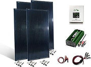Nature Power 53280 800 Watt 12 Volt High Performance Complete Kit Solar Panel, Black
