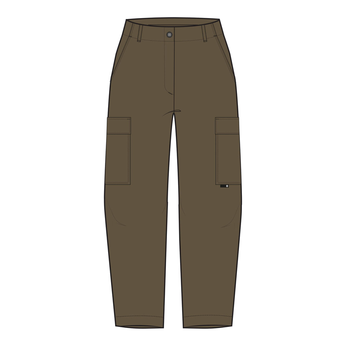 Women's TFO Cargo Pants by Timberland – Polyester, Dark Olive