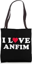 I Love Anfim Matching Girlfriend & Boyfriend Anfim Name Tote Bag