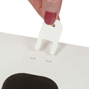 Automatic Dispenser for Hand Sanitizer/Liquid Soap by Global Industrial – 4.25"L x 6"W x 11"H, Plastic, White, Model PW-1406L