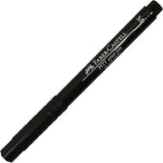 Faber-Castell Art & Graphic Pitt Artist Pen Metallic 1.5 India Ink Pen, Black, Single Pitt Pen, for Art, Craft, Drawing, Sketching, Home, School, University, Colouring