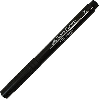 Faber-Castell Art & Graphic Pitt Artist Pen Metallic 1.5 India Ink Pen, Black, Single Pitt Pen, for Art, Craft, Drawing, Sketching, Home, School, University, Colouring