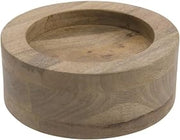 HUBERT Beverage Dispenser Stand Reversible Mango Wood - 3" H