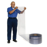 12" x 150' x .110" PVC Strip Curtain Bulk Roll by tmi – 22"L x 22"W x 12"H, PVC Vinyl, Clear, Model 585339