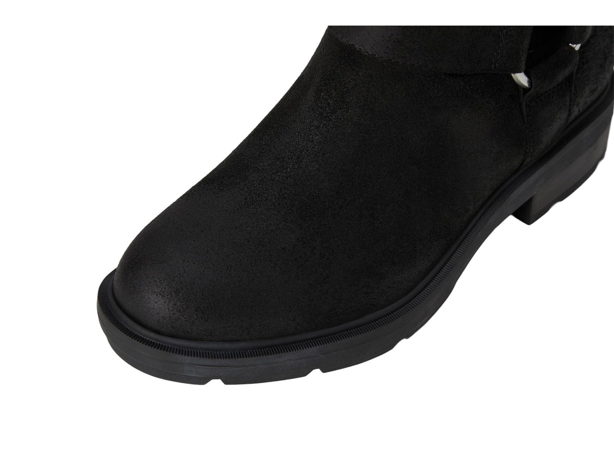 Women's Brimfield Tall Pull On Boot by Timberland – 7, Black Suede, Model TB0A28QR