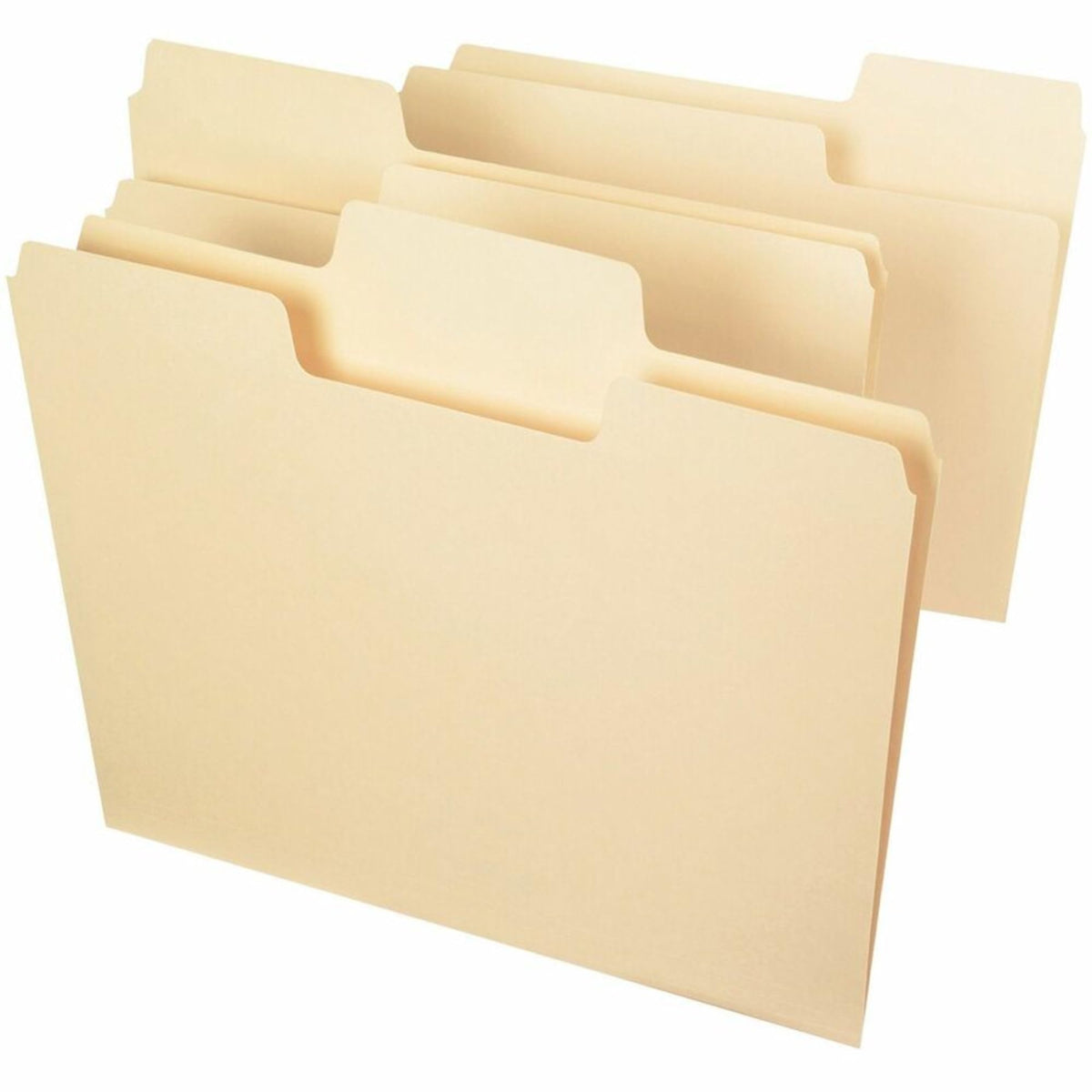 SuperTab File Folder by SMEAD – 100 Count (Pack of 1), Paper, Manila, Model 10301