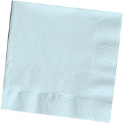 Creative Converting DINNER NAPKINS 3PLY 1/4FLD, 25 Count (Pack of 1), Pastel Blue
