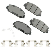 ACT1697 ProACT Ultra-Premium Brake Pads by Akebono – Ceramic, GREY, Model AKEACT1697