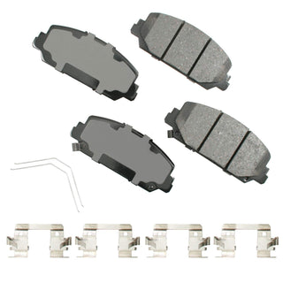 ACT1697 ProACT Ultra-Premium Brake Pads by Akebono – Ceramic, GREY, Model AKEACT1697