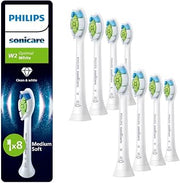 PHILIPS Sonicare HX6068/87 W2 Optimal White Replacement Toothbrush Heads (Pack of 8)