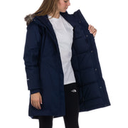 Jump Down Parka Womens Jacket Summit Navy Small by The North Face – Small, Faux Fur, Summit Navy, Model NF0A5G6G8K2