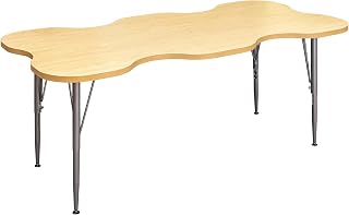 Tot Mate My Place Rectangular Table, 6 Seat, 60" Wide (Maple/Maple)