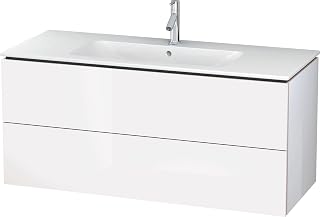 Duravit L-Cube Two Drawer Wall-Mount Vanity Unit White