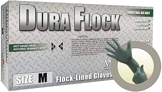 Ansell Dura Flock Nitrile Gloves XL
