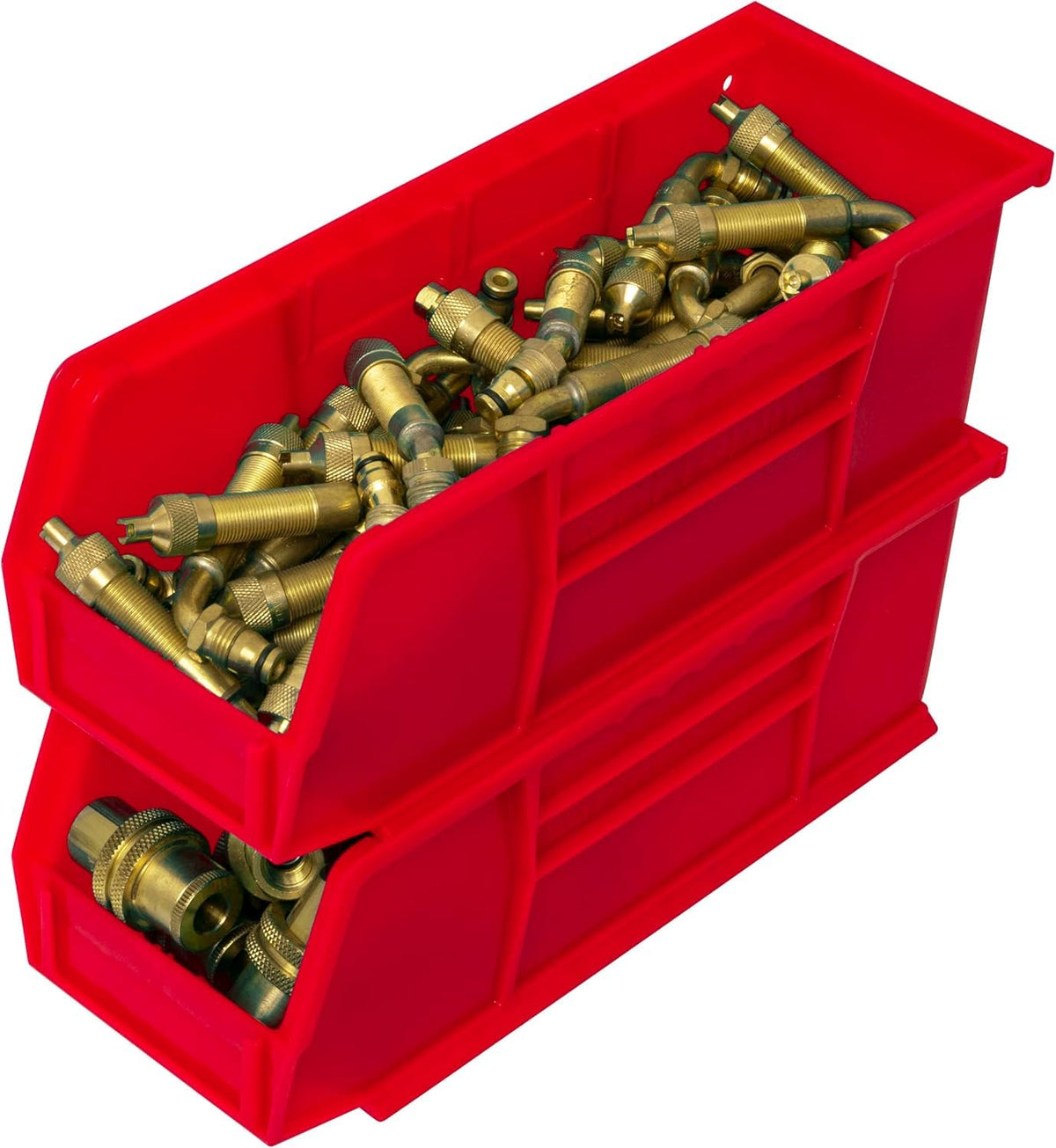 30224 AkroBins Plastic Storage Bins by Akro-Mils – 11-Inch x 4-Inch x 4-Inch, 20.0 pounds, Plastic, Red, Pack of 12