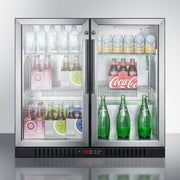 Summit Appliance Silver / 36" Wide / 7.4 cubic_feet Beverage Refrigerators