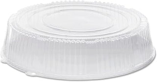 WNA A18PETDMHI CaterLine Plastic Round Catering Tray Dome Lid, 18-Inch, Clear (25-Count)